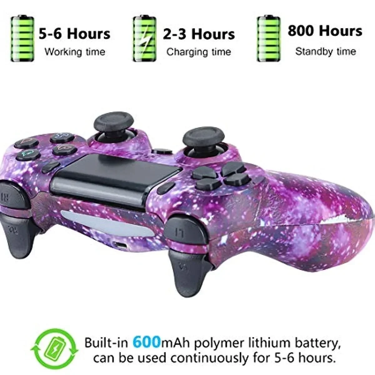 Doubleshock Wireless Controller Purple Star FOR PS4 oem