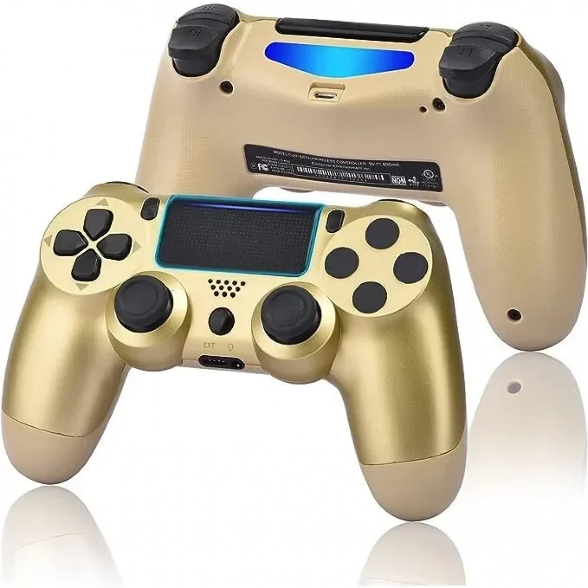 Double Motor Vibration 4 Ασύρματο Gamepad για PS4 Χρυσό