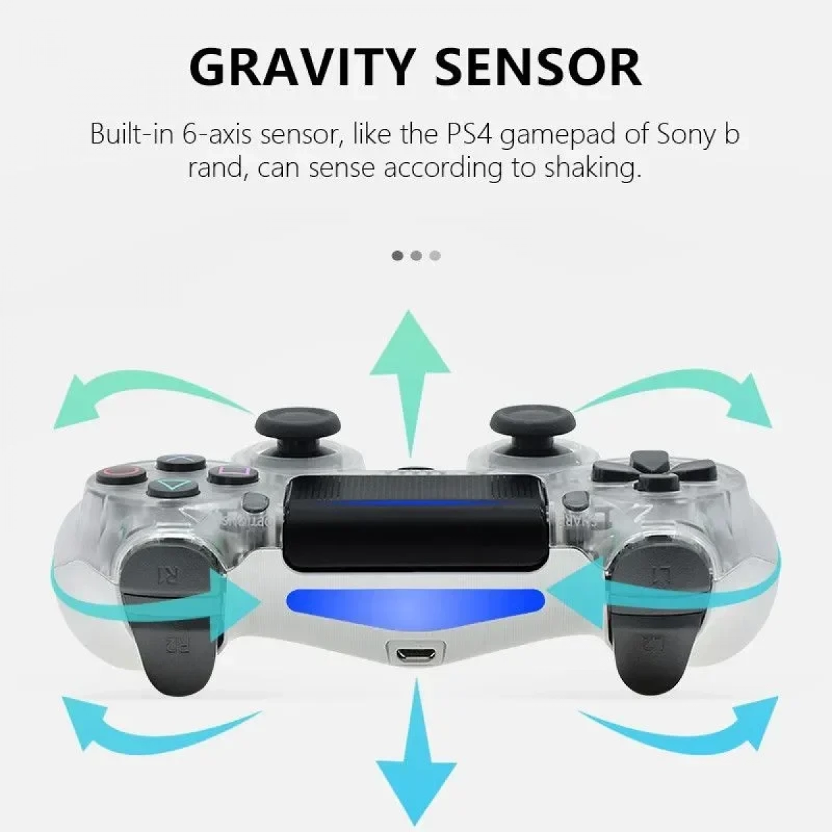Ασύρματο Χειριστήριο Doubleshock 4 Bluetooth Για PS4, PS TV Cyan oem