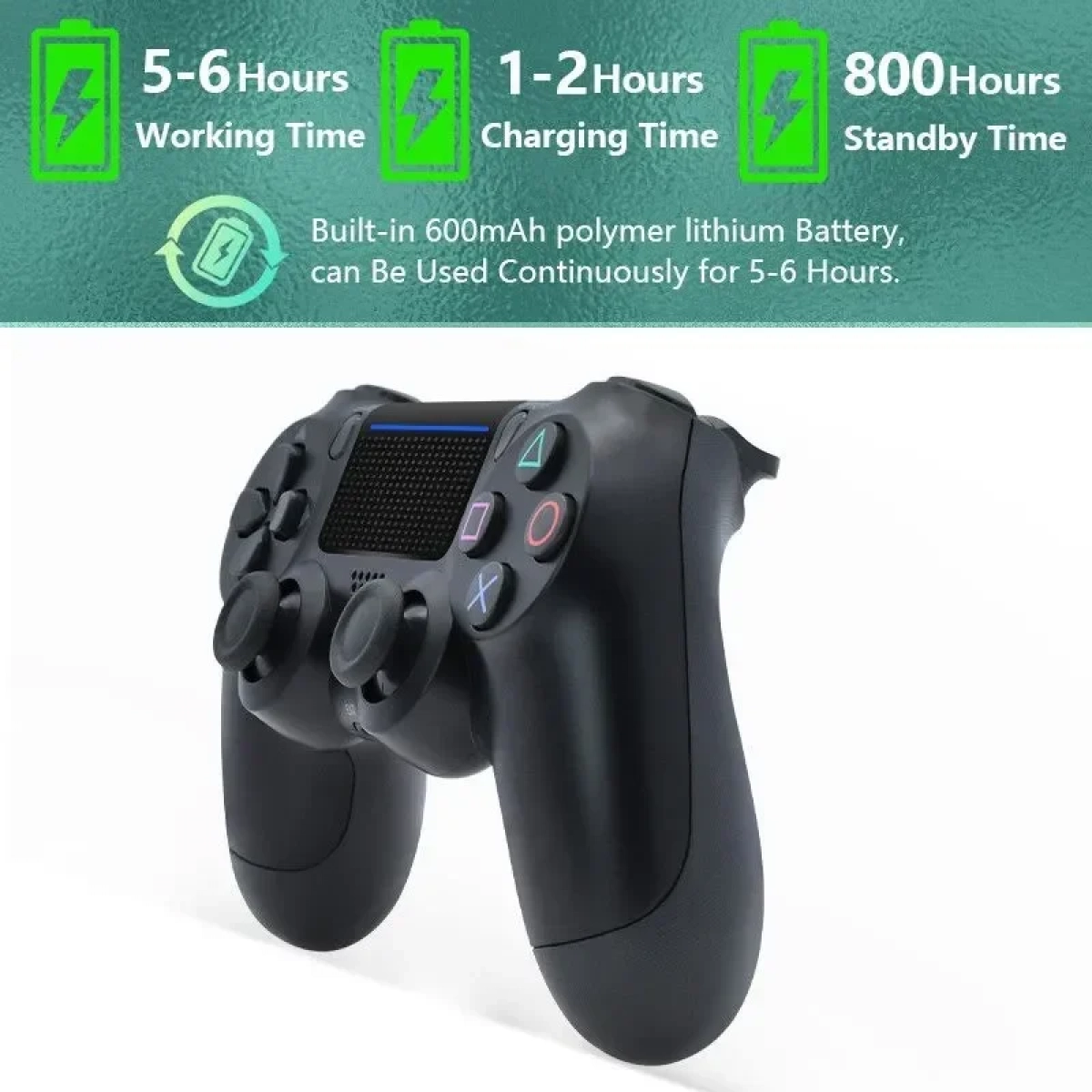 Ασύρματο Χειριστήριο Doubleshock 4 Bluetooth Για PS4, PS TV Cyan oem