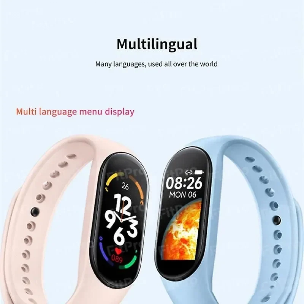 SPM M7 Activity Tracker με Παλμογράφο Κόκκινο