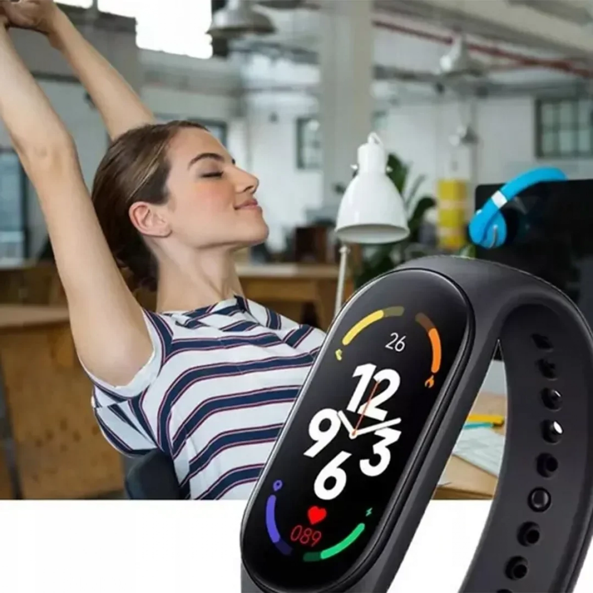 SPM M7 Activity Tracker με Παλμογράφο Κόκκινο
