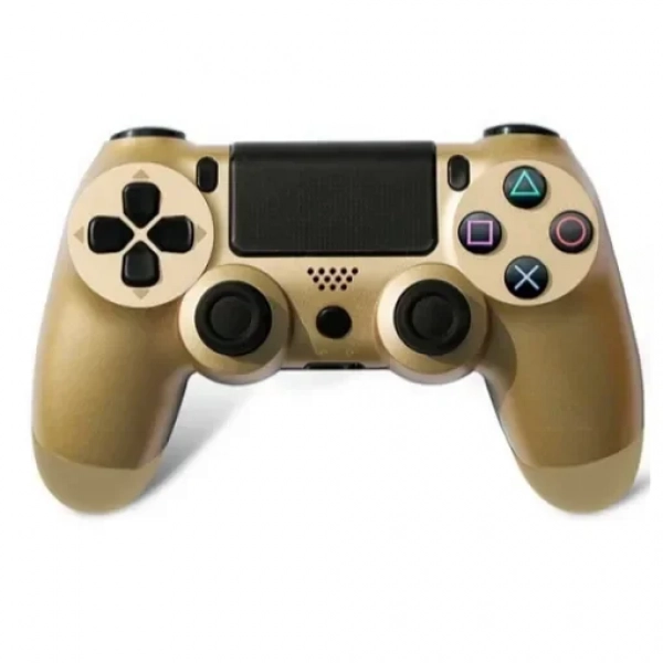 Double Motor Vibration 4 Ασύρματο Gamepad για PS4 Χρυσό