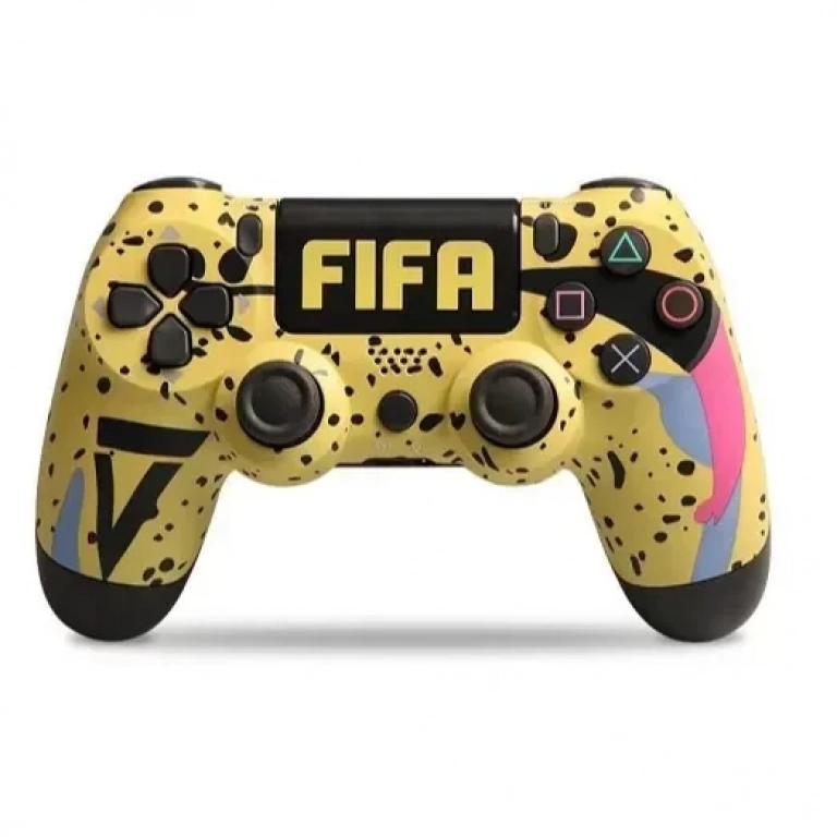 Doubleshock FIFA Ασύρματο Gamepad για PS4 - Κίτρινο oem