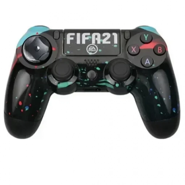 Ασύρματο Χειριστήριο Doubleshock 4 Bluetooth Για PS4 FIFA21 Μαύρο oem