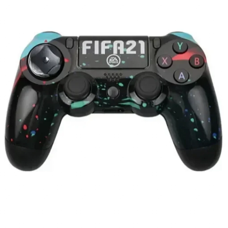 Ασύρματο Χειριστήριο Doubleshock 4 Bluetooth Για PS4 FIFA21 Μαύρο oem