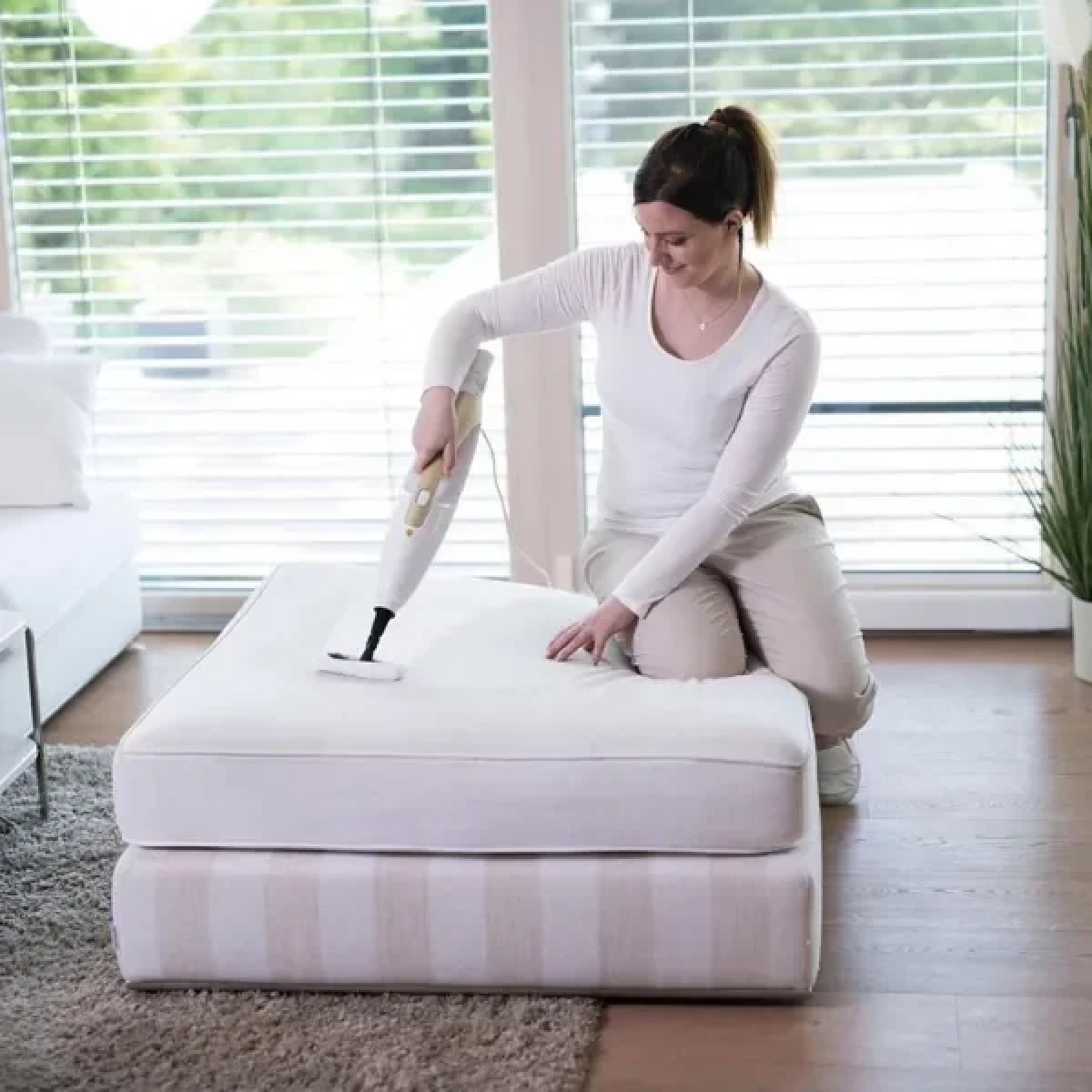 Πολυλειτουργικός ατμοκαθαριστής 1300W 10-σε-1 Power Steam Cleaner FZ-011 Λευκό