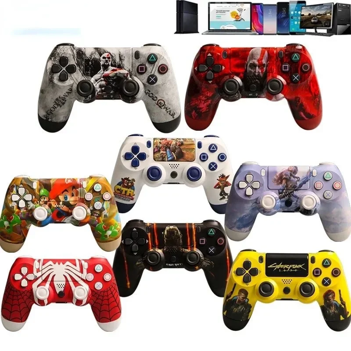 Ασύρματο Χειριστήριο Doubleshock 4 Bluetooth Για PS4 Κίτρινο oem