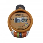 ED112035 Κλειδαριά Ποδηλάτου Κουλούρα με Συνδυασμό Πορτοκαλί