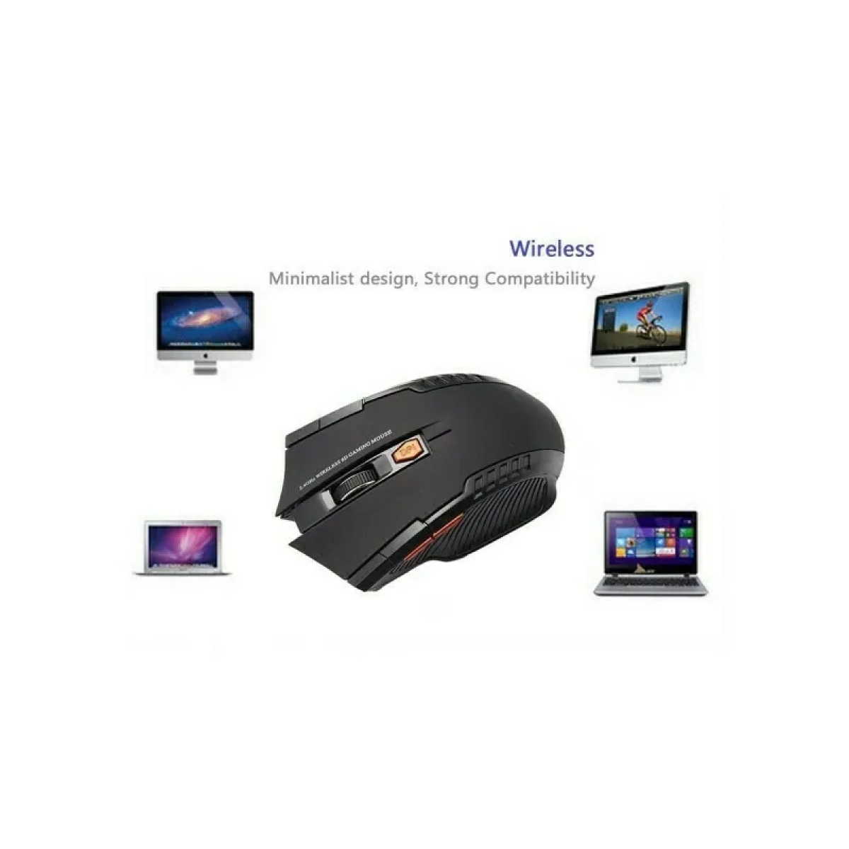 6D 113 Ασύρματο Gaming Ποντίκι 12000 DPI Grey A