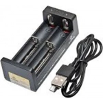 USB Φορτιστής 2 Μπαταριών Li-ion Μεγέθους 18650