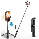 Filiz Q07 Selfie Stick με Bluetooth Μαύρο