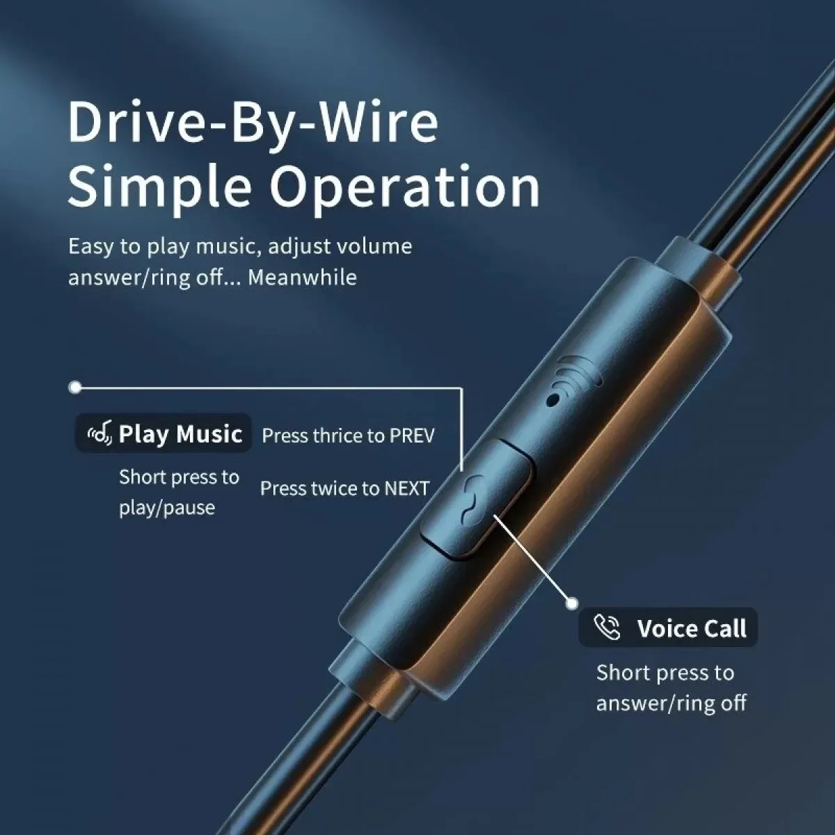 Awei TC-7 In-ear Handsfree με Βύσμα USB-C Μαύρο