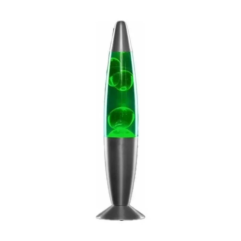 Green Relax Motion Διακοσμητικό Φωτιστικό Lava Lamp σε Πράσινο Χρώμα
