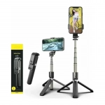 L03 Selfie Stick με Bluetooth Μαύρο