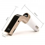 Πομπός Bluetooth USB/TF/AUX MP3 Player FM Transmitter & φορτιστής αυτοκινήτου μαύρο Andowl Q-T103 OEM