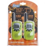 Baofeng BF-T3 Walkie Talkie με Μονόχρωμη Οθόνη Σετ 2τμχ σε Πράσινο Χρώμα
