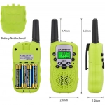 Baofeng BF-T3 Walkie Talkie με Μονόχρωμη Οθόνη Σετ 2τμχ σε Πράσινο Χρώμα