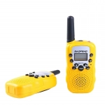 Baofeng BF-T3 Walkie Talkie με Μονόχρωμη Οθόνη Σετ 2τμχ σε Κίτρινο Χρώμα