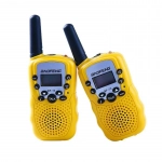 Baofeng BF-T3 Walkie Talkie με Μονόχρωμη Οθόνη Σετ 2τμχ σε Κίτρινο Χρώμα