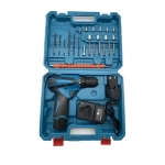 Σετ Hλεκτρικού Tρυπανιού Μπλε High Quality 12V Cordless Drill Set