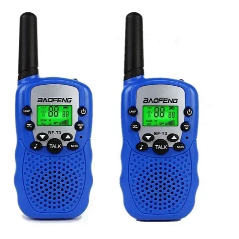 Baofeng BF-T3 Walkie Talkie Σετ 2τμχ Σε Μπλε Χρώμα