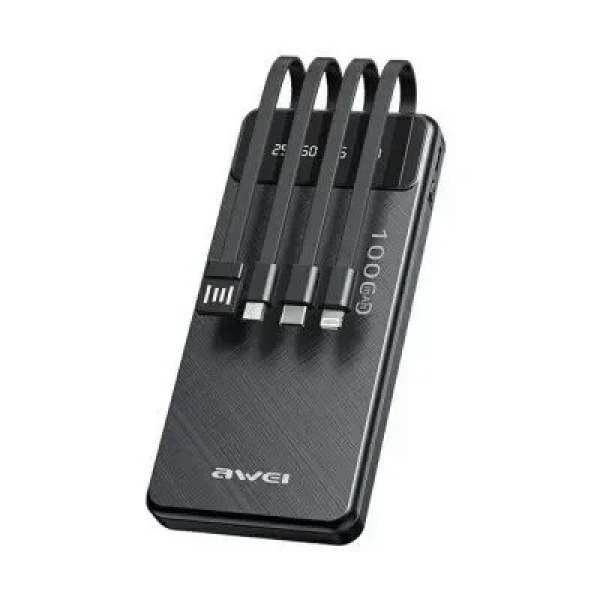 Awei P131K Power Bank 10000mAh με Θύρα USB-A Μαύρο