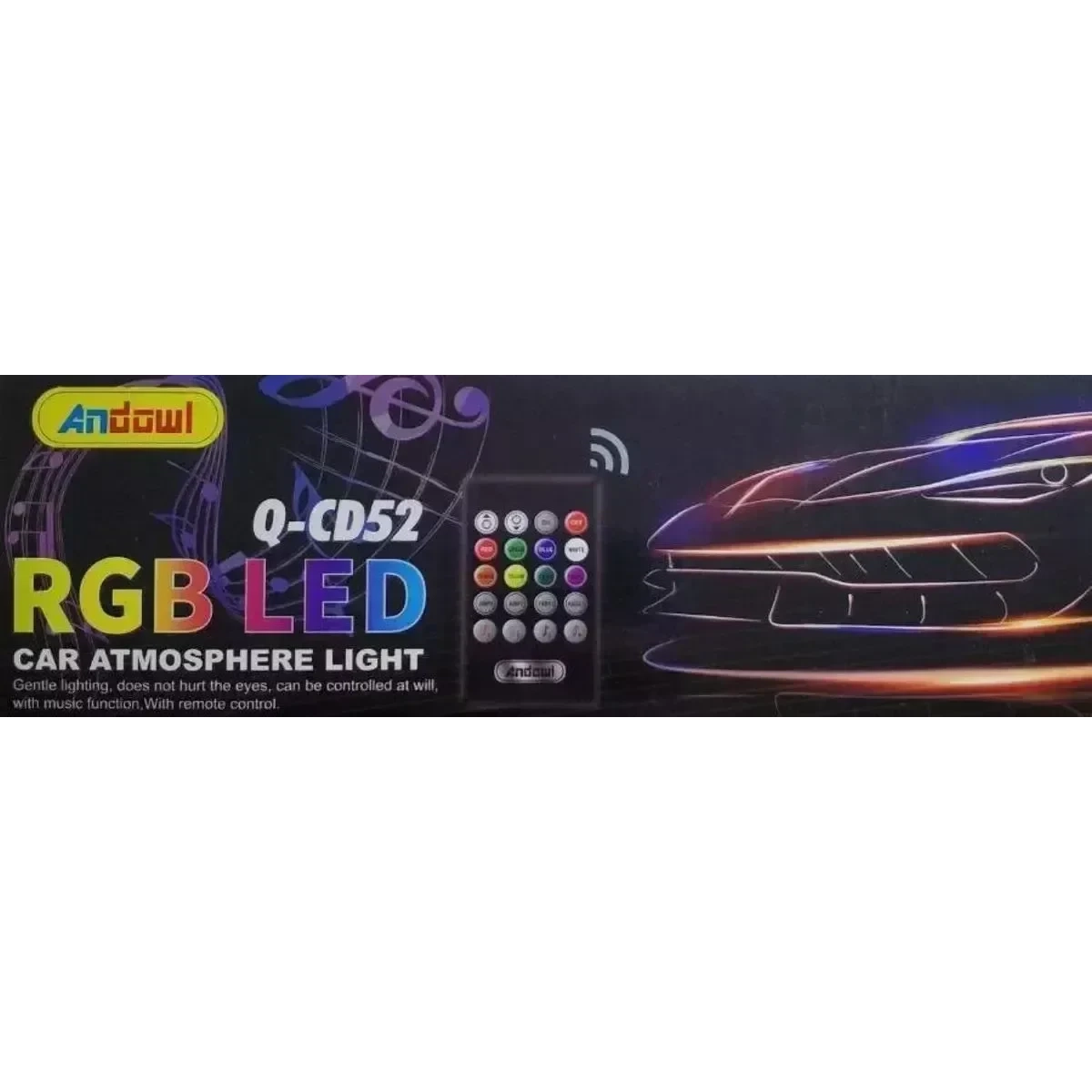 RCB LED Car Atmosphere Light Q-CD52 - Image 2