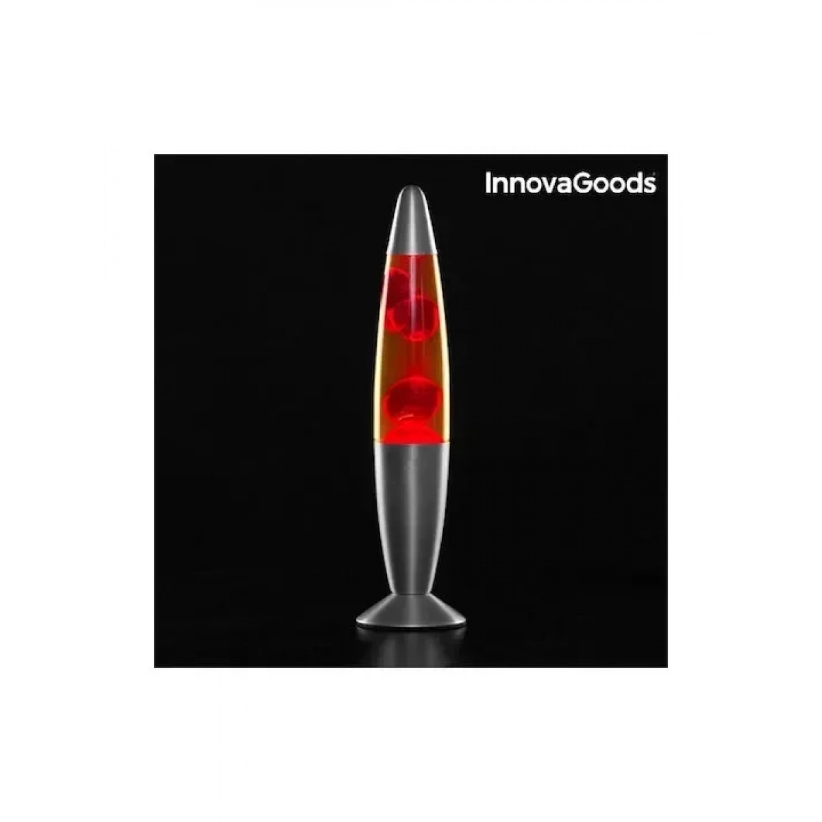 InnovaGoods Διακοσμητικό Φωτιστικό Λάμπα Λάβας 25W σε Κόκκινο Χρώμα - Image 2