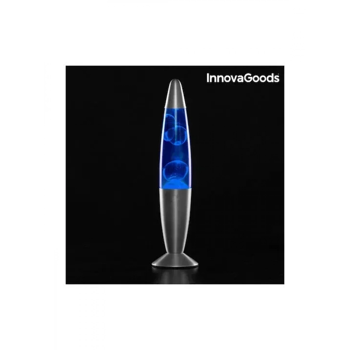 Επιτραπέζιο Φωτιστικό Lava Lamp 25W (Μπλε-Διαφανές) - Image 2