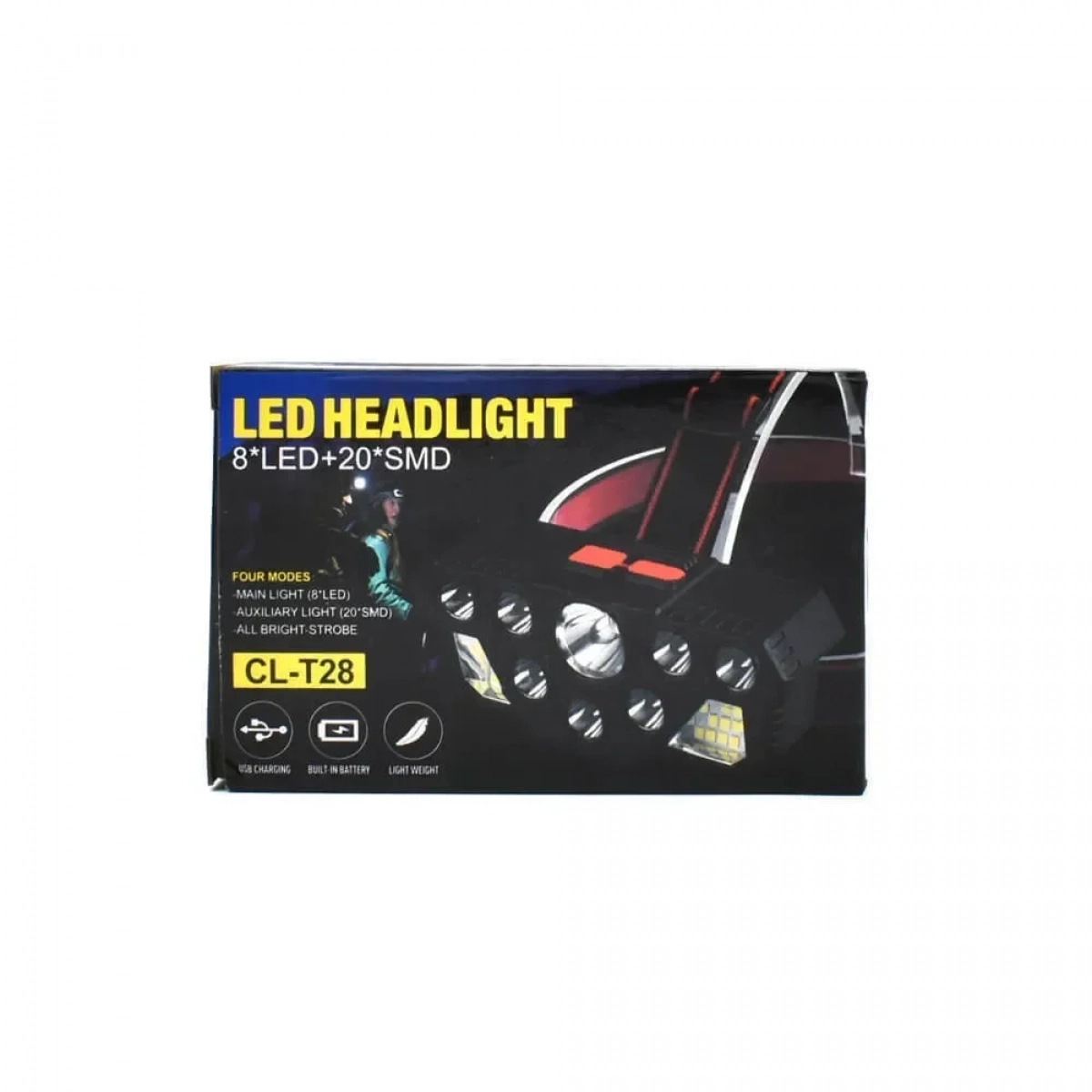 Επαναφορτιζόμενος Φακός Κεφαλής LED CL-T28 - Image 11