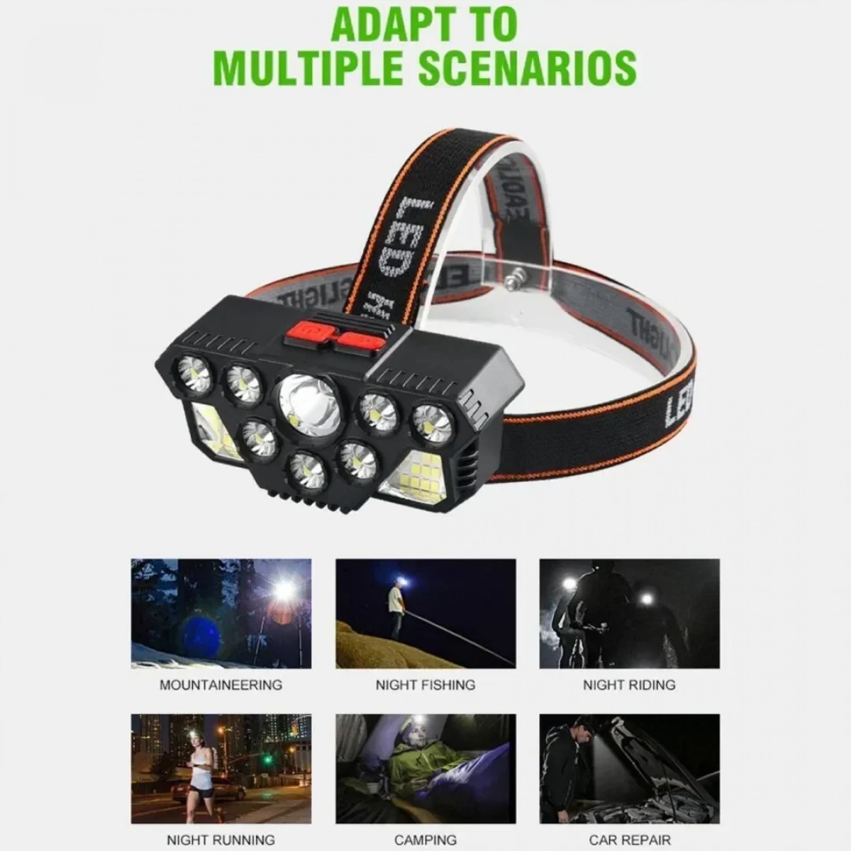 Επαναφορτιζόμενος Φακός Κεφαλής LED CL-T28 - Image 3