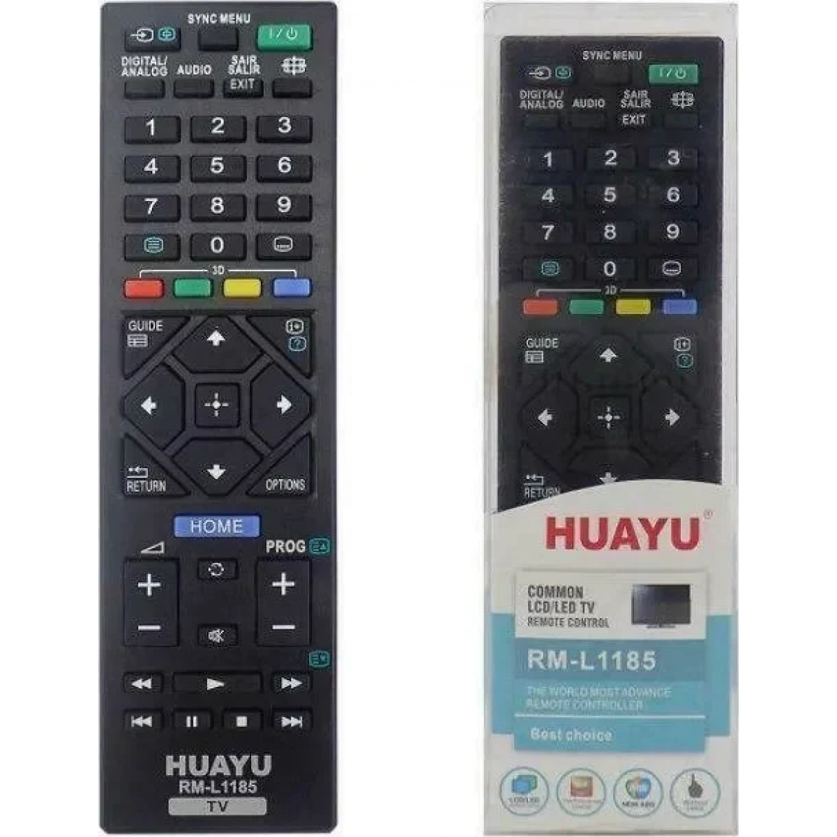 Huayu Συμβατό Τηλεχειριστήριο RM-L1185 για Τηλεοράσεις Sony - Image 3