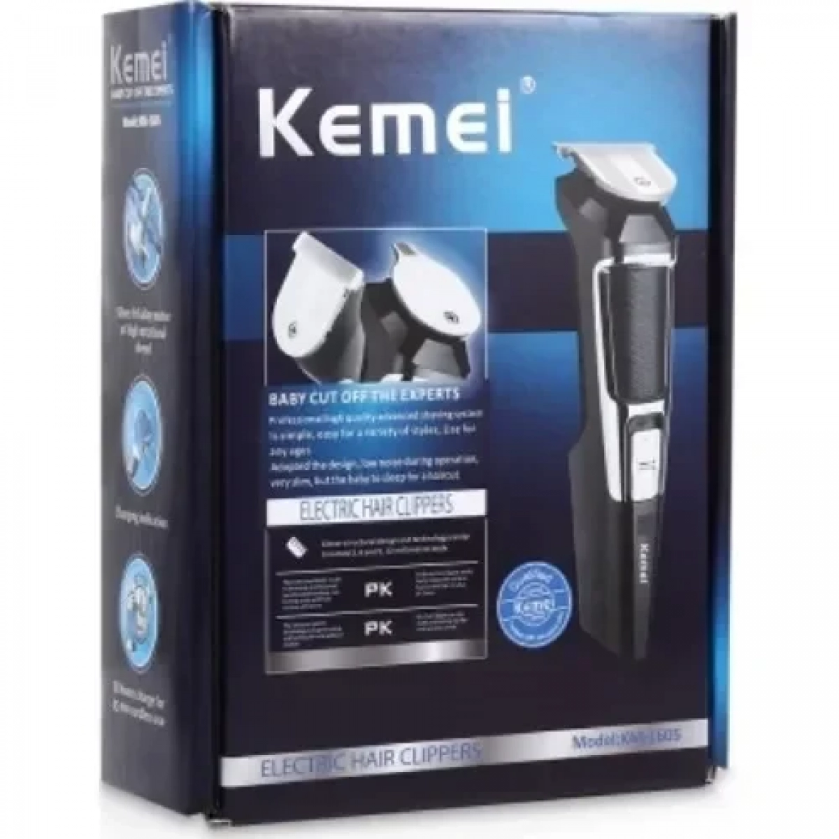KEMEI KM-1605 ΕΠΑΝΑΦΟΡΤΙΖΟΜΕΝΗ ΚΟΥΡΕΥΤΙΚΗ ΜΗΧΑΝΗ