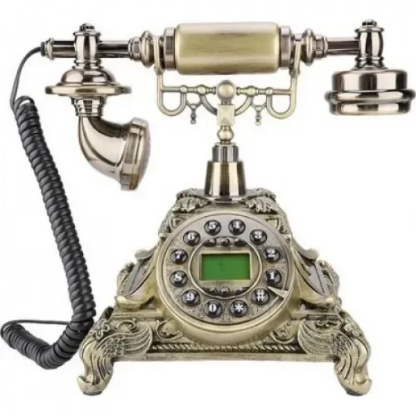 DJ-172(WS) Ενσύρματο Τηλέφωνο Ρετρό (1673)