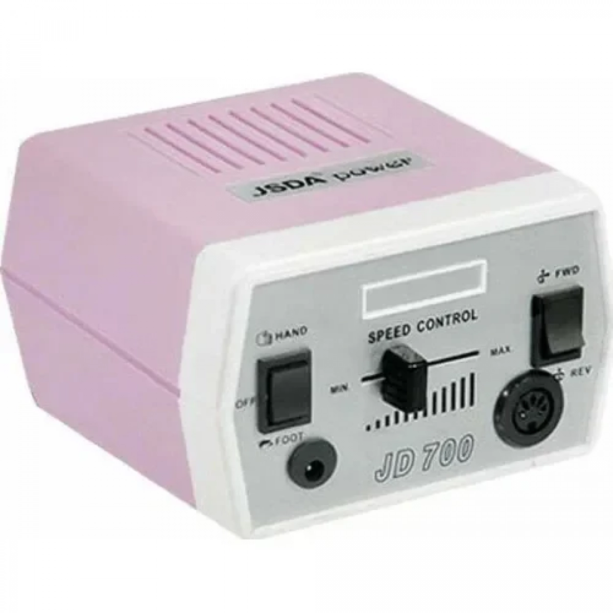 JSDA JD700 -Τροχός Νυχιών Ρεύματος 30000rpm με Πεντάλ σε Ροζ Χρώμα 35W
