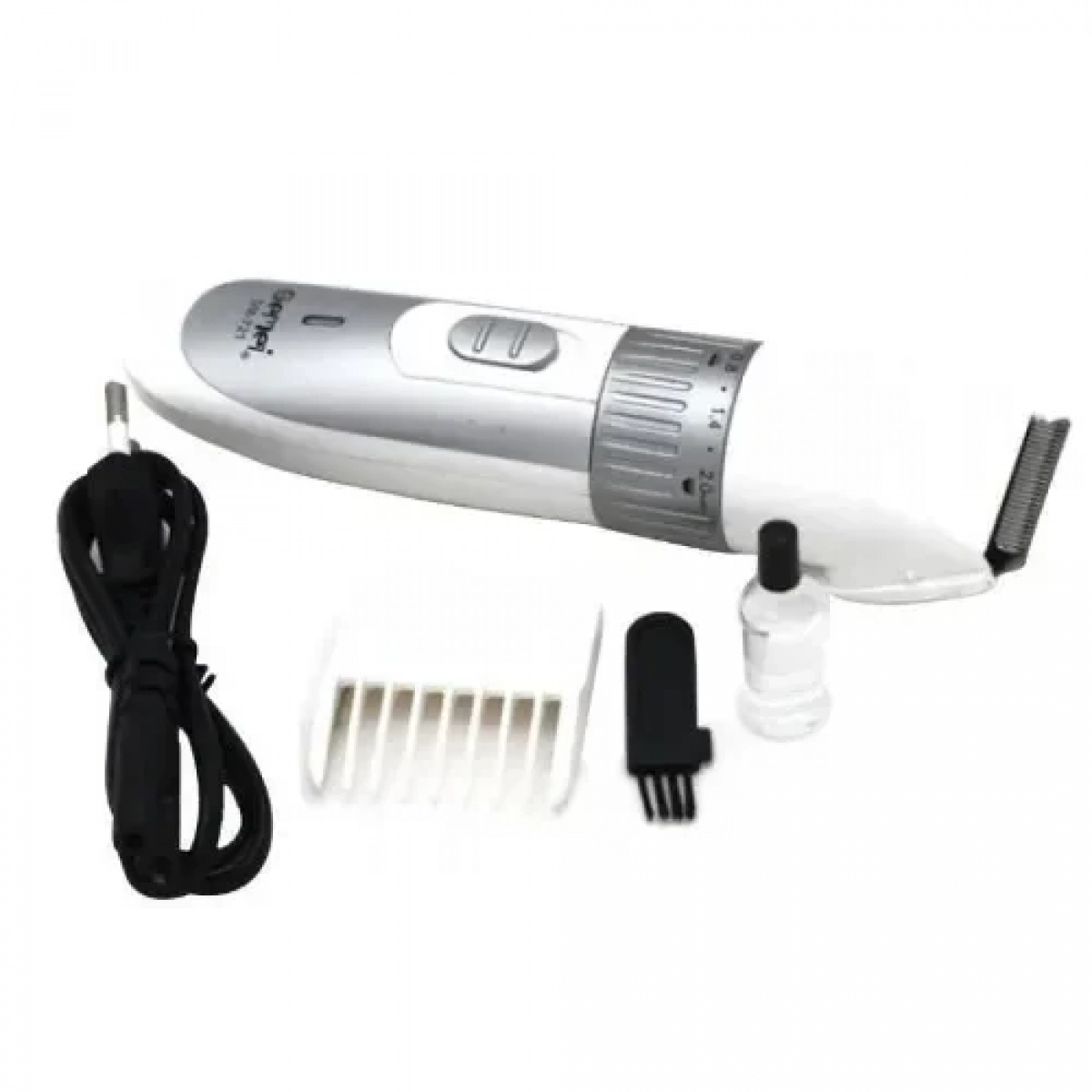 Gemei GM-721 Επαναφορτιζόμενη Κουρευτική Μηχανή Λευκή
