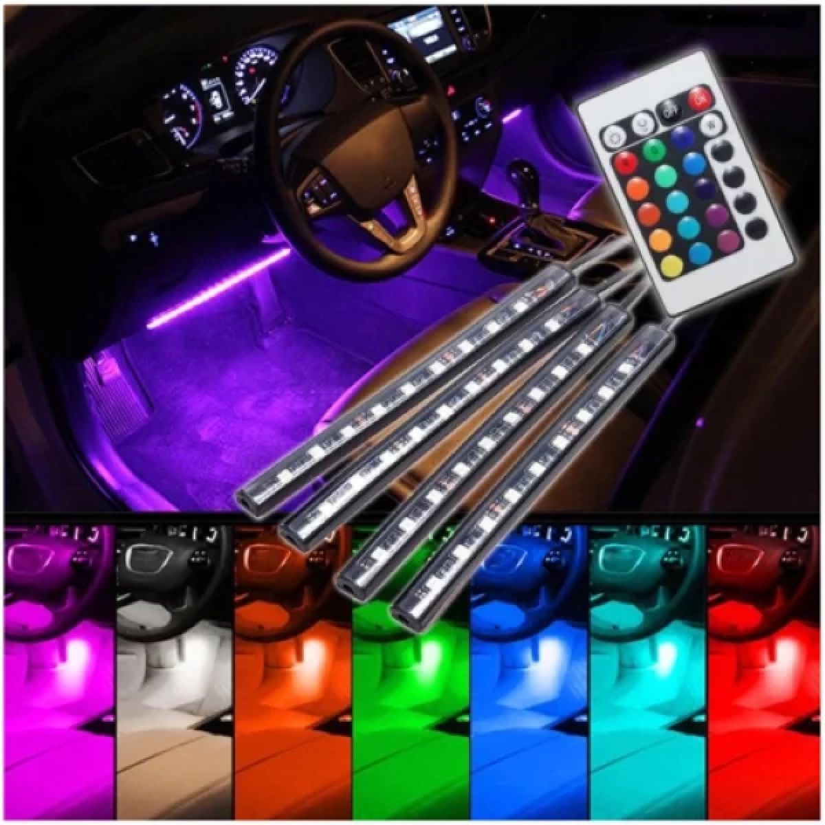 RCB LED Car Atmosphere Light Q-CD52 - Image 4