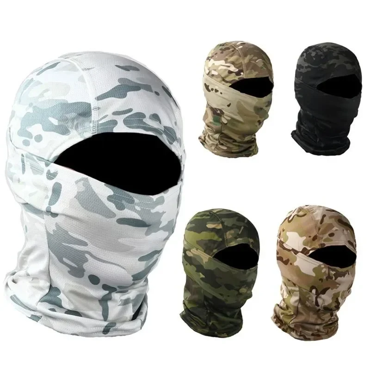 Full face μάσκα προσώπου polyester- Army green