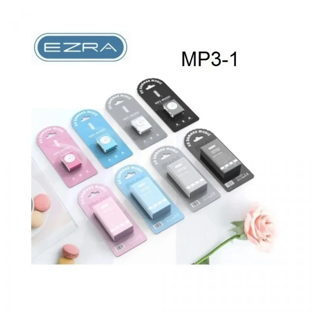 Ezra MP3-1 MP3 Player Ασημί (3074)