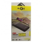 KLGO KP-72 Power Bank 10000mAh με 2 Θύρες USB-A Μαύρο