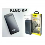 KLGO KP-72 Power Bank 10000mAh με 2 Θύρες USB-A Μαύρο
