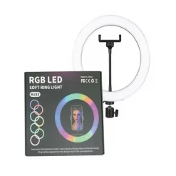 RGB Ring Light MJ-33 33cm με Βάση για Κινητό