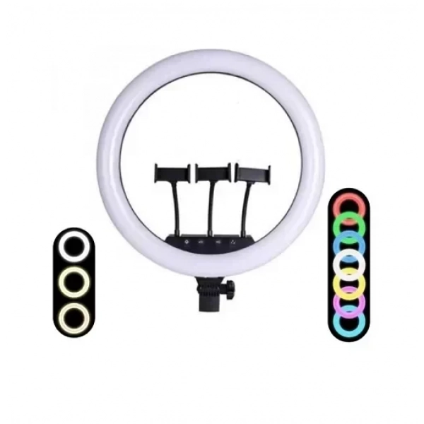 LED Selfie Ring Light 14 ιντσών με RGB φωτισμό MJ36 + ΔΩΡΟ TOUCHPEN OEM