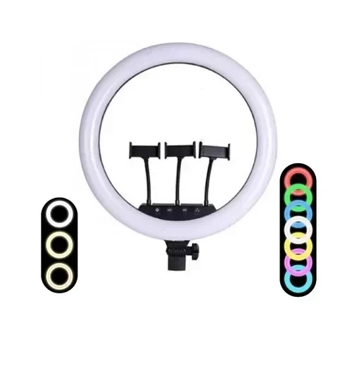 Led Selfie Ring Light 14 Ιντσών Με Rgb Φωτισμό Mj36 Oem