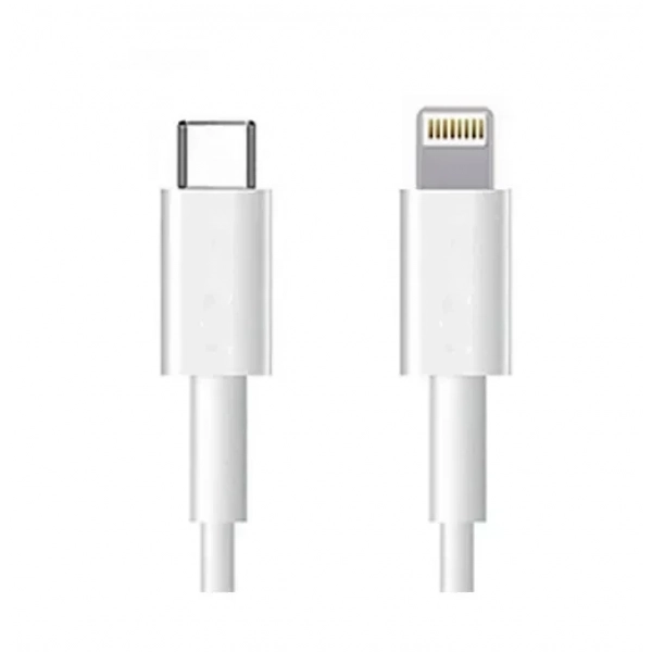 ΚΑΛΩΔΙΟ ΦΟΡΤΙΣΗΣ/ΔΕΔΟΜΕΝΩΝ TYPE C ΣΕ LIGHTNING 1m ΑΣΠΡΟ