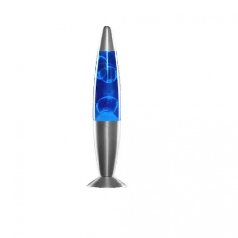 Επιτραπέζιο Φωτιστικό Lava Lamp 25W (Μπλε-Διαφανές)