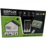 Ηλιακό Σύστημα Προβολέα + Λάμπες LED 3τμχ, Power Bank + Τηλεχειριστήριο GDPLUS GD-11