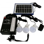 Ηλιακό Σύστημα Προβολέα + Λάμπες LED 3τμχ, Power Bank + Τηλεχειριστήριο GDPLUS GD-11