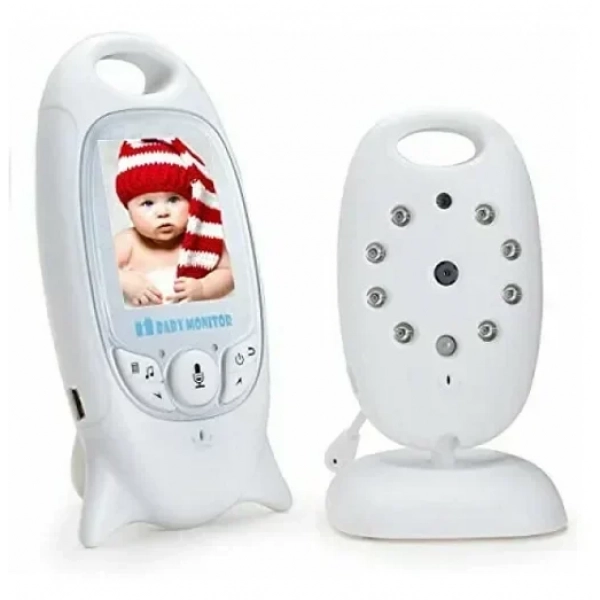 Ασύρματη Ενδοεπικοινωνία Μωρού Baby Monitor με Κάμερα & Οθόνη 2" με Νανουρίσματα 10127-31